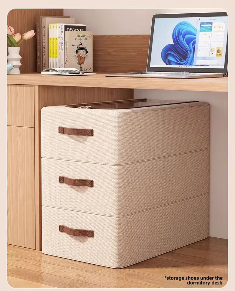 🧺 Boîte de rangement pliable – Pour chaussures et vêtements