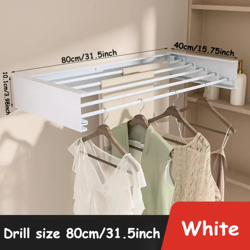 Étendoir à linge mural pliable