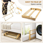 🧺 Séchoir à linge en bois – Pliable 🧺